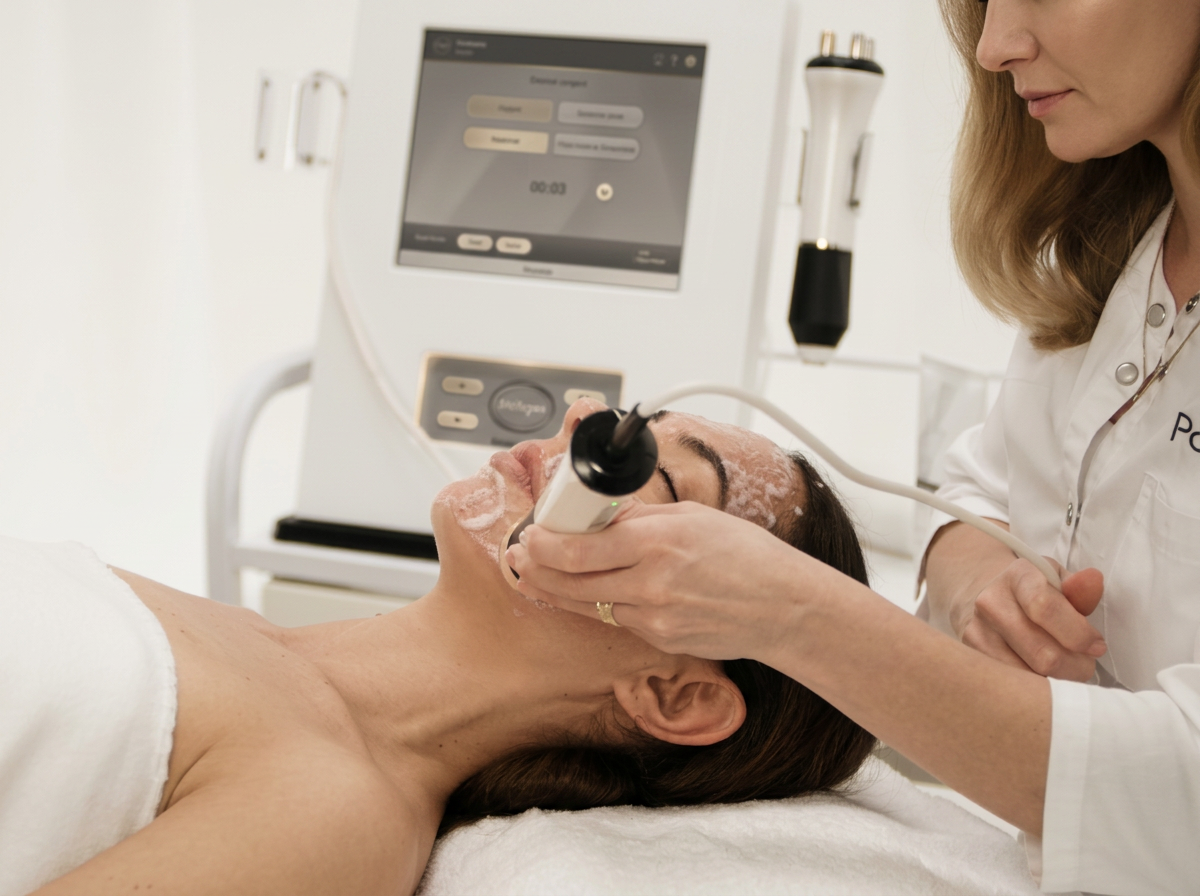 Geneo Super Facial Behandlung mit dem Geneo+ Gerät bei Beauty Secrets in Wedel